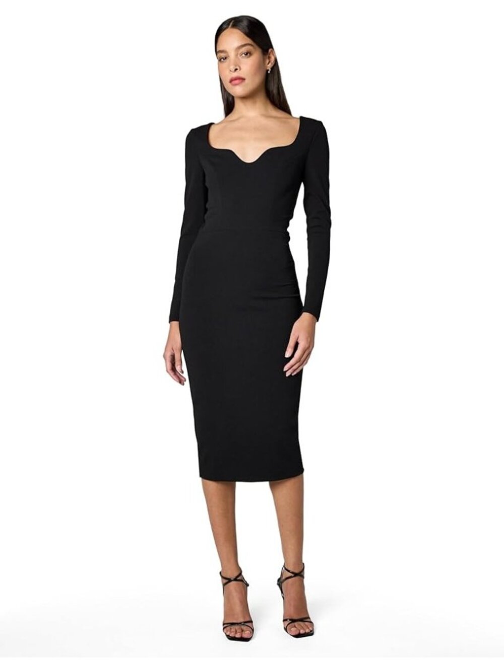 Dress The Population Black Dress Small Pencil Bodycon Sonia